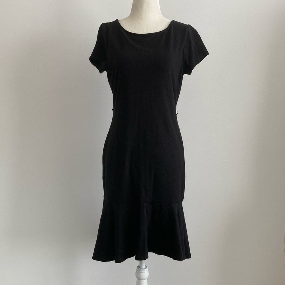 Lauren Ralph Lauren Black Short Sleeve Dress